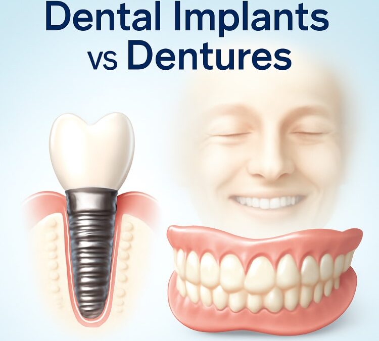 Dental Implants vs Dentures: Choosing the Right Option for Your Smile